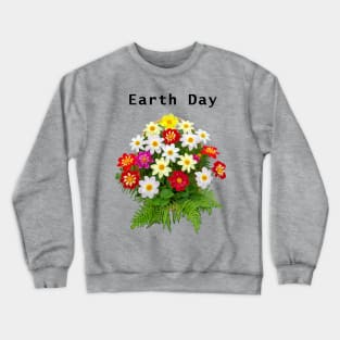 Earth Day Bouquet Crewneck Sweatshirt